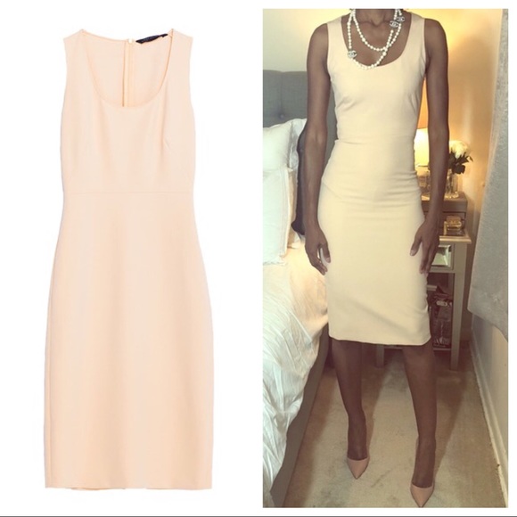zara knee length dress